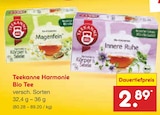 Harmonie Bio Tee Magenfein von Teekanne im aktuellen Netto Marken-Discount Prospekt