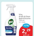 Kraft & Glanz Bad & Dusche von Viss für 2,29 € bei budni im Angebot Kraft & Glanz Bad & Dusche von Viss im aktuellen budni Prospekt