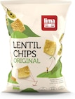 Chips lentille original - 90 g - LIMA en promo chez NaturéO Chips lentille original - 90 g - LIMA dans le catalogue NaturéO