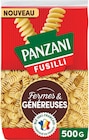 Pâtes Fusilli Fermes & Généreuses - PANZANI dans le catalogue Intermarché Super