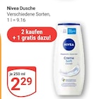 Dusche im Angebot bei GLOBUS in Zwickau Dusche Angebote von Nivea bei GLOBUS Zwickau für 2,29 €