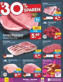 Fleisch im Netto Marken-Discount Prospekt "Aktuelle Angebote" mit 60 Seiten (Wuppertal)