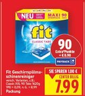 Geschirrspülmaschinenreiniger im Angebot bei E center in Falkensee Geschirrspülmaschinenreiniger Angebote von Fit bei E center Falkensee für 7,99 €