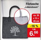 Filztasche 'Lebensbaum' im Angebot bei Zimmermann in Hildesheim Filztasche 'Lebensbaum' Angebote bei Zimmermann Hildesheim für 6,66 €