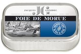 Foie de morue - 120 g - JACQUES GONIDEC en promo chez NaturéO Argenteuil à 3,49 €