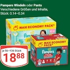 Aktuelle Pampers Angebote bei GLOBUS in Trier Aktuelles Windeln Angebot bei GLOBUS in Trier ab 18,88 €