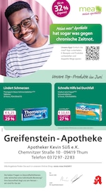 mea - meine apotheke Apotheke Prospekt der aktuellen Woche mit 4 Seiten, gültig von 01.06.2025 bis 30.06.2025, in Thum-Jahnsbach und Umgebung Aktueller mea - meine apotheke Apotheke Prospekt in Thum-Jahnsbach und Umgebung, "Unsere Juni-Angebote" mit 4 Seiten, 01.06.2025 - 30.06.2025