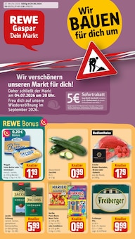 REWE Heringen Prospekt der aktuellen Woche, gültig von 29.06.2026 bis 04.07.2026 Aktueller REWE Heringen Prospekt "Dein Markt" mit 32 Seiten
