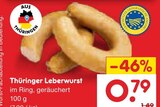 Netto Marken-Discount - Thüringer Leberwurst Angebot im Prospekt Thüringer Leberwurst bei Netto Marken-Discount im Prospekt "" für 0,79 €