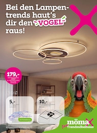 Der aktuelle mömax Prospekt Bei den Lampentrends haut's dir den Vogel raus!