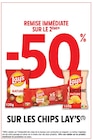 Intermarché Contact Rouillon - Promo -50% de remise immédiate sur le 2ème produit sur les chips Lay's Promo -50% de remise immédiate sur le 2ème produit sur les chips Lay's à dans le catalogue Intermarché Contact à Rouillon