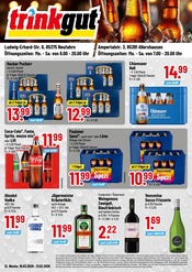 Cola im Trinkgut Prospekt in Unterschleißheim Aktueller Trinkgut Prospekt mit Cola, "Aktuelle Angebote", Seite 1