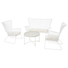 4er-Sitzgruppe/außen weiß/Kuddarna beige Angebote von HÖGSTEN bei IKEA Bad Kreuznach für 588,95 €