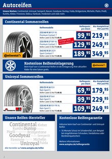 AUTOPLUS Prospekt der KW 11 "Vor-Saison-Aktionen" Aktueller AUTOPLUS Prospekt "Vor-Saison-Aktionen" Seite 2 von 6 Seiten