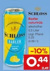 Radler naturtrüb im Angebot bei Netto Marken-Discount in Herne Radler naturtrüb Angebote von Schloss bei Netto Marken-Discount Herne für 0,44 €