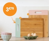 Planche en bambou en promo chez B&M Créteil à 3,78 €