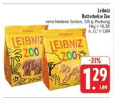Butterkekse Zoo im Angebot bei EDEKA in Erlangen Butterkekse Zoo Angebote von Leibniz bei EDEKA Erlangen für 1,29 €