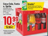 Coca-Cola, Fanta oder Sprite Angebote von Coca-Cola bei E center Moers für 10,99 €