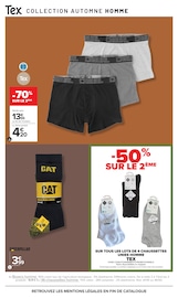 Promos Chaussettes dans le catalogue "Tex" de Carrefour Chaussettes en promo dans le catalogue Carrefour à la page 9