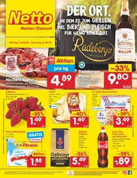 Netto Marken-Discount Prospekt für Thalheim b Wolfen mit 45 Seiten Netto Marken-Discount Prospekt für Thalheim b Wolfen: DER ORT, AN DEM ES ZUM GRILLEN VIEL BIER UND FLEISCH FÜR WENIG KOHLE GIBT., 45 Seiten, 16.05.2022 - 21.05.2022