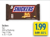Snickers 5er Angebote von Snickers bei diska Dresden für 1,99 €