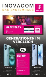 Apple im INOVACOM Prospekt in Wermelskirchen Aktueller INOVACOM Prospekt mit Apple, "GENERATIONEN IM VERGLEICH", Seite 1