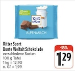 nah und gut Bautzen - Bunte Vielfalt Schokolade Angebot im Prospekt Bunte Vielfalt Schokolade bei nah und gut im Bautzen Prospekt für 1,29 €