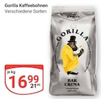 Kaffeebohnen im Angebot bei GLOBUS in Erfurt Kaffeebohnen Angebote von Gorilla bei GLOBUS Erfurt für 16,99 €