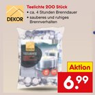 Teelichte im Angebot bei Netto Marken-Discount in Hof Teelichte Angebote von DEKOR bei Netto Marken-Discount Hof für 6,99 €