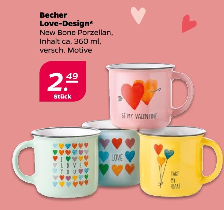 Becher Love-Design