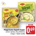 Suppe mit Rind Angebote von Maggi bei E center Schwäbisch Gmünd für 0,69 €