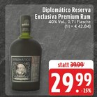 Reserva Exclusiva Premium Rum im Angebot bei E center in Niederkassel Reserva Exclusiva Premium Rum Angebote von Diplomático bei E center Niederkassel für 29,99 €
