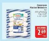 Münchner Weißwürste im Angebot bei Marktkauf in Hof Münchner Weißwürste Angebote von Zimmermann bei Marktkauf Hof für 2,69 €