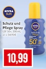 Schutz und Pflege Spray im Angebot bei Kaufhaus Stolz in Stralsund Schutz und Pflege Spray Angebote von NIVEA SUN bei Kaufhaus Stolz Stralsund für 10,99 €
