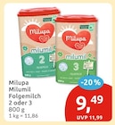 Milumil Folgemilch 2 von Milupa im aktuellen budni Prospekt für 9,49 €