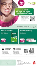Aktueller mea - meine apotheke Apotheken Prospekt in Altdorf und Umgebung, "Unsere August-Angebote" mit 4 Seiten, 01.08.2025 - 31.08.2025