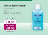 Händedesinfektion bei mea - meine apotheke im Prospekt "" für 8,95 €