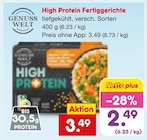 High Protein Fertiggerichte von Genuss Welt im aktuellen Netto Marken-Discount Prospekt für 2,49 €