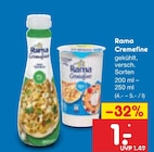 Cremefine von Rama für 1,00 € bei Netto Marken-Discount im Angebot Cremefine von Rama im aktuellen Netto Marken-Discount Prospekt