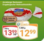 Erzgebirgischer Weihnachtsstollen im Angebot bei GLOBUS in Gera Erzgebirgischer Weihnachtsstollen Angebote von Annaberger Backwaren bei GLOBUS Gera für 12,99 €