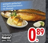 Geräucherte Makrele bei EDEKA im Prospekt "" für 0,89 €