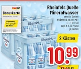 Quelle Mineralwasser von Rheinfels im aktuellen Trinkgut Prospekt