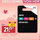 RTL+ Guthabenkarte von RTL+ im aktuellen ALDI Nord Prospekt