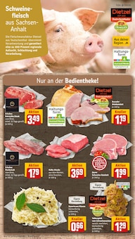 Schweinefleisch im REWE Prospekt "Dein Markt" mit 29 Seiten (Leipzig)