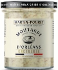 Moutarde d'Orléans Onctueuse - MARTIN-POURET dans le catalogue Intermarché Super