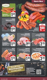 Wurst im EDEKA Prospekt "Wir lieben Lebensmittel!" mit 28 Seiten (Fürth)