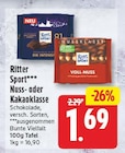 Nussklasse von Ritter Sport im aktuellen EDEKA Prospekt
