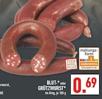 Blut- oder Grützwurst Angebote von Tierwohl Plus bei Marktkauf Dülmen für 0,69 €