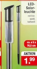 Zimmermann Schortens - LED-Solarleuchte Angebot im Prospekt LED-Solarleuchte bei Zimmermann im Schortens Prospekt für 1,99 €