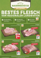 Schweinefleisch im EDEKA Prospekt in Weiden Aktueller EDEKA Prospekt mit Schweinefleisch, "Wir lieben Lebensmittel!", Seite 13